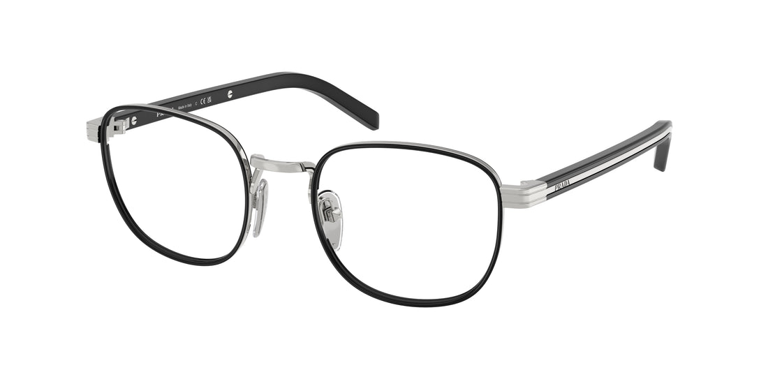 Gafas graduadas prada pr d50v 1bc1o1 plateado pantos masculino talla 50mm - Vista principal