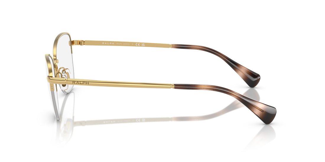 Occhiali da vista ralph ra6061 9004 oro irregular femenino taglia 53mm - Vista dettagliata