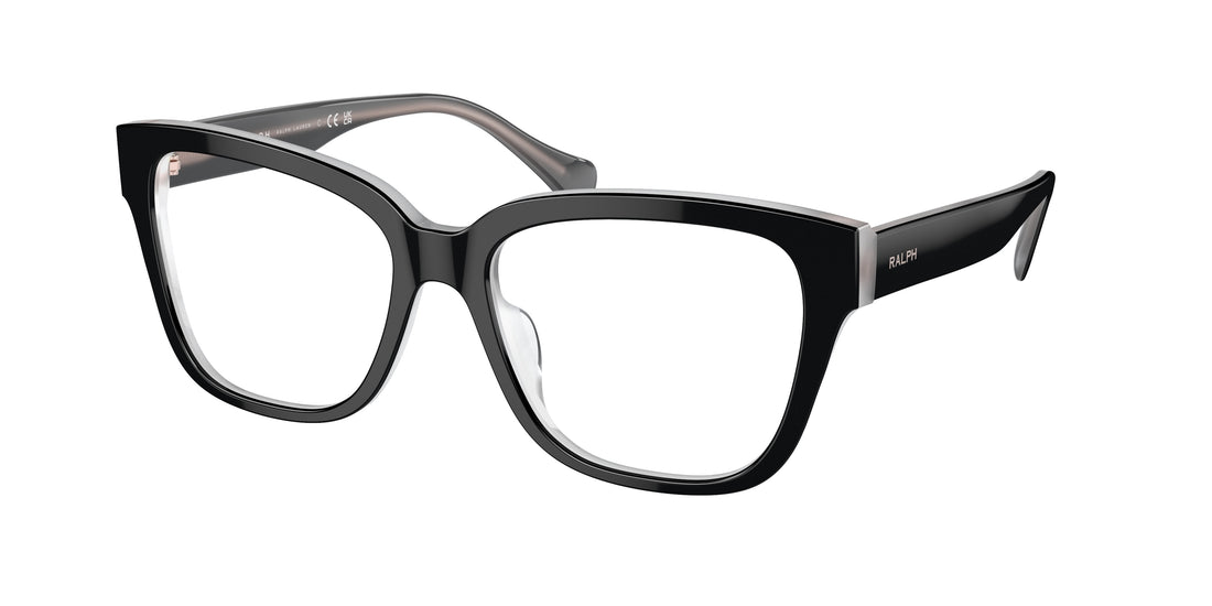 Óculos graduados ralph ra7162u 6066 negro square femenino tamanho 55mm - Vista principal
