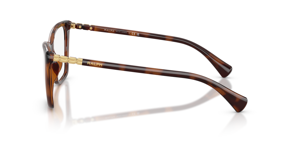 Occhiali da vista ralph ra7177u 6149 havana butterfly femenino taglia 53mm - Vista dettagliata