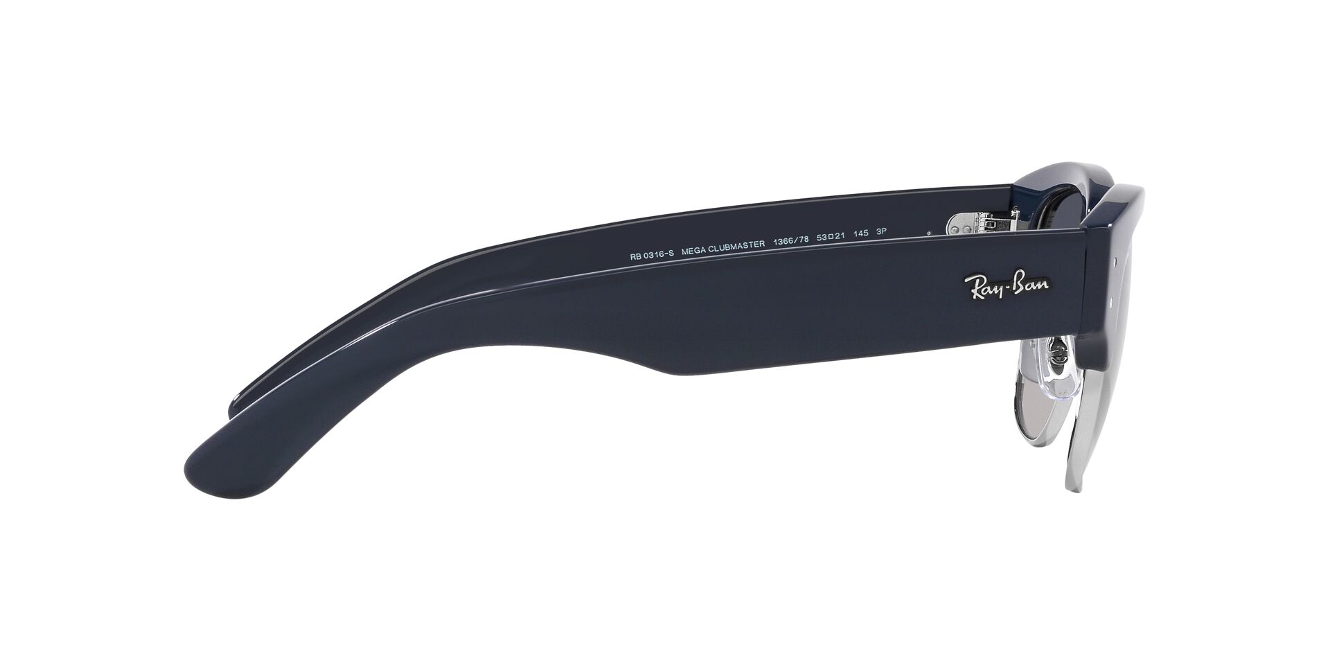 RAY-BAN RB0316S MEGA CLUBMASTER 136678 53