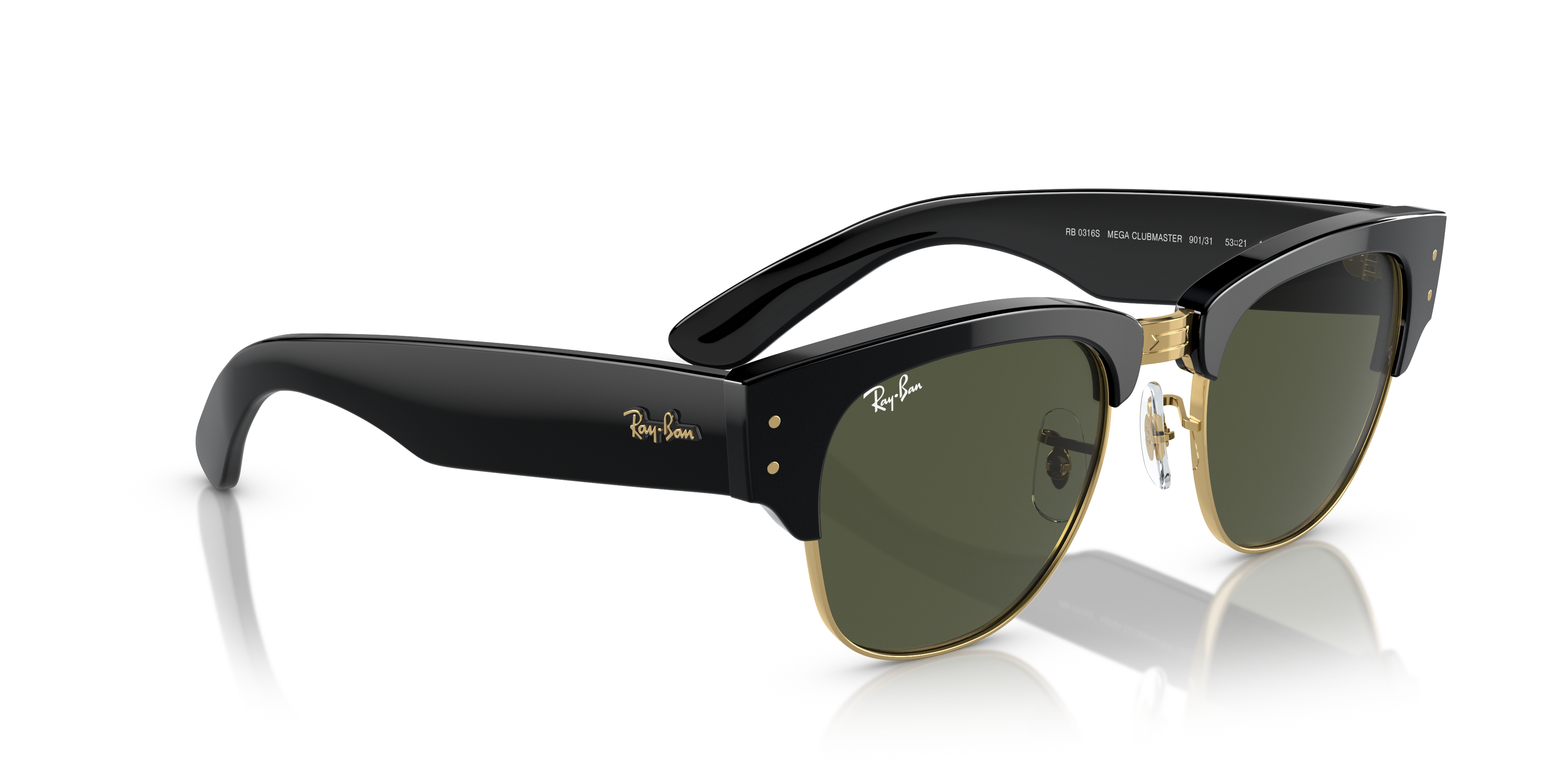 RAY-BAN RB0316S MEGA CLUBMASTER 901/31 53