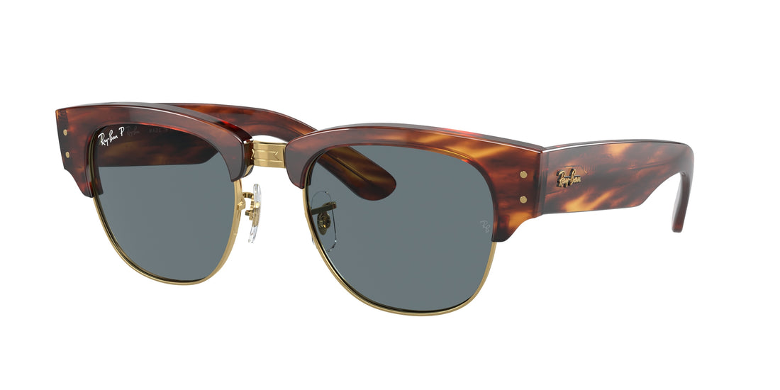 Sunglasses ray-ban rb0316s mega clubmaster 954/3r marron square unisex size 53mm - Main view