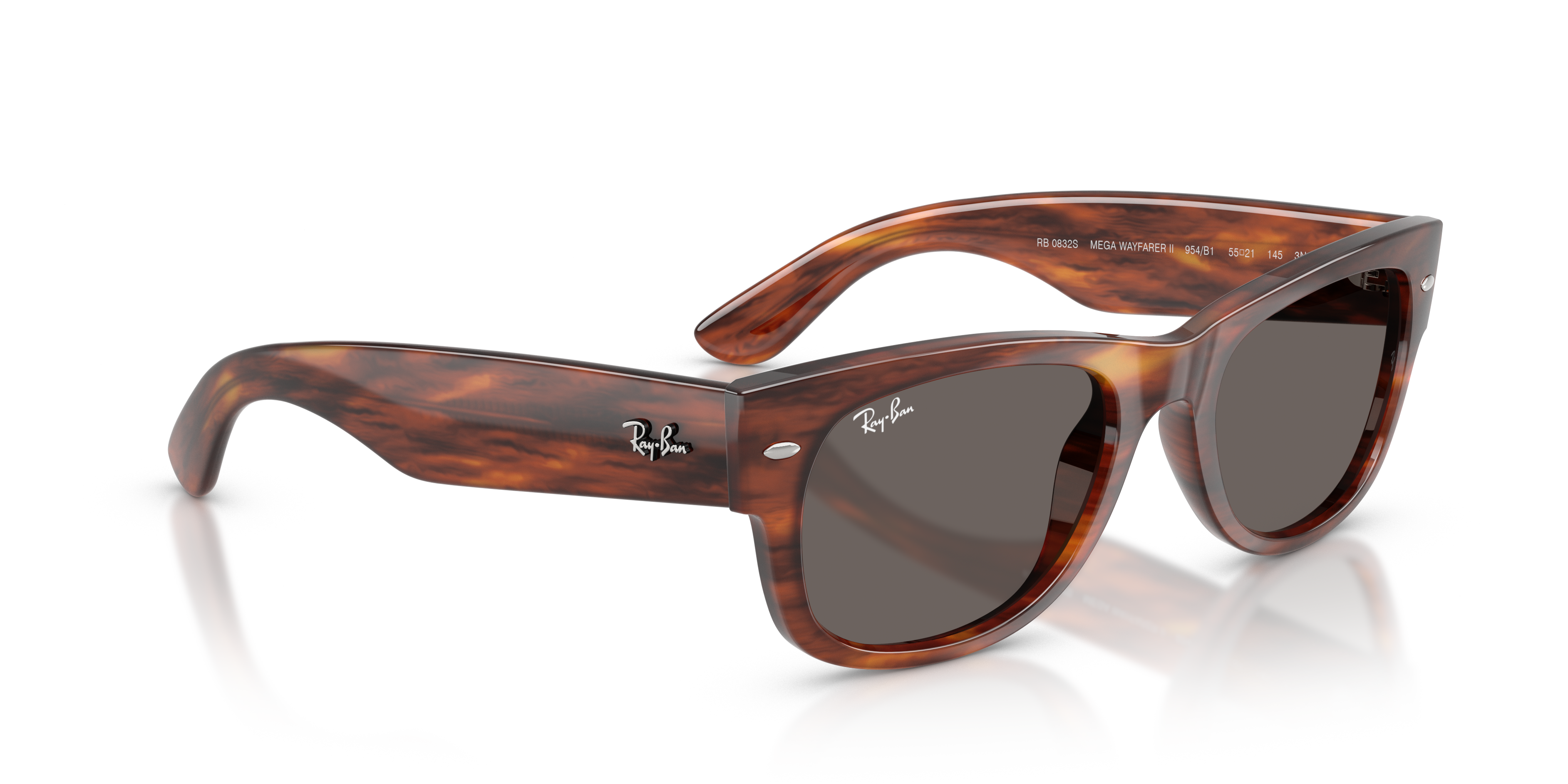 RAY-BAN RB0832S MEGA WAYFARER II 954/B1 55