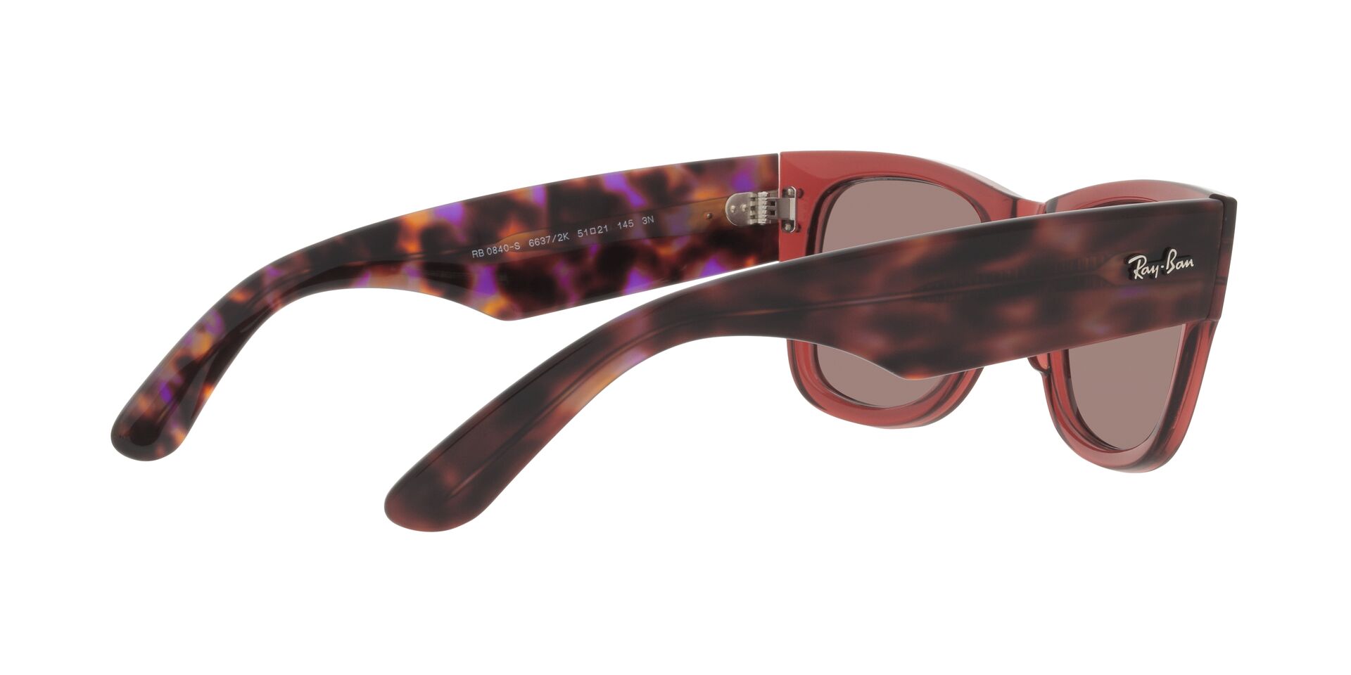 RAY-BAN RB0840S MEGA WAYFARER 66372K 51 - 5