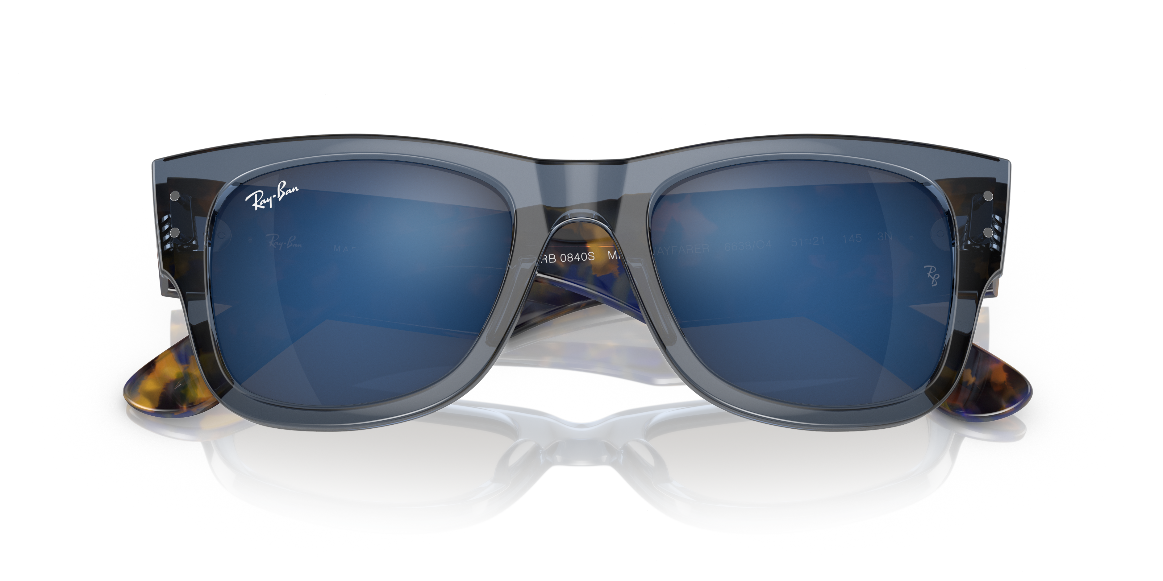 RAY-BAN RB0840S MEGA WAYFARER 6638O4 51