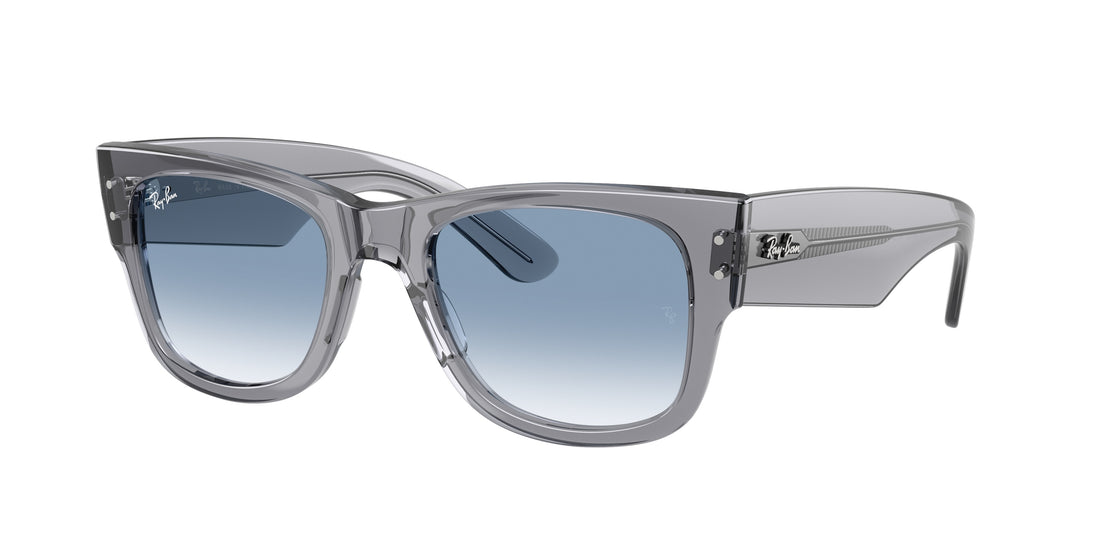 Occhiali da sole ray-ban rb0840s mega wayfarer 68463f gris square unisex taglia 51mm - Vista principale