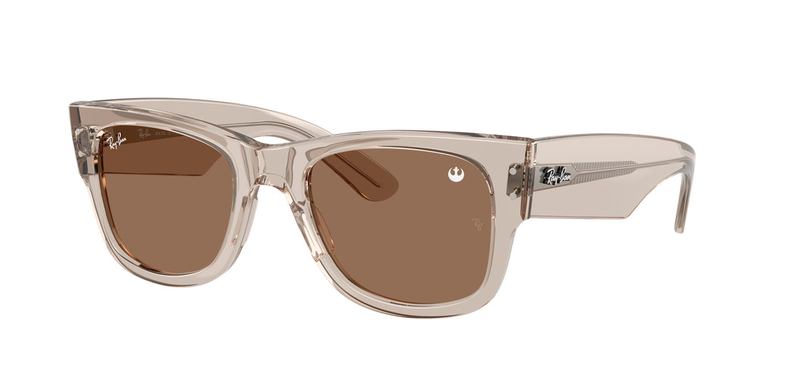 Sonnenbrillen ray-ban rb0840s mega wayfarer 68701a marron square unisex größe 51mm - Hauptansicht