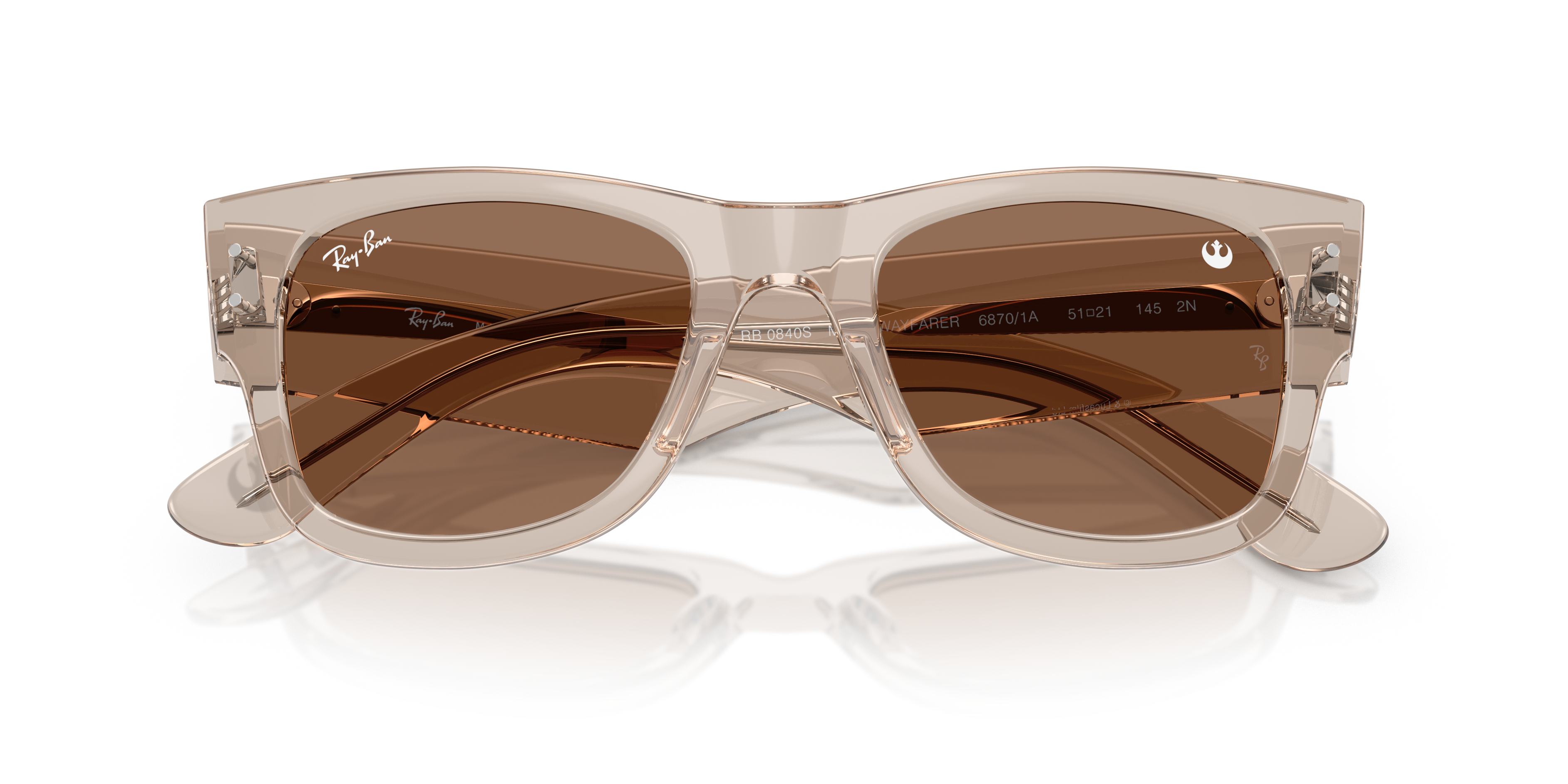 RAY-BAN RB0840S MEGA WAYFARER 68701A 51