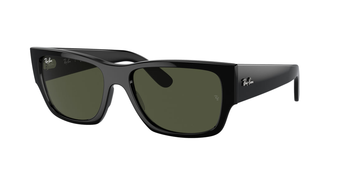 Occhiali da sole ray-ban rb0947s carlos 901/31 negro rectangular unisex taglia 56mm - Vista principale