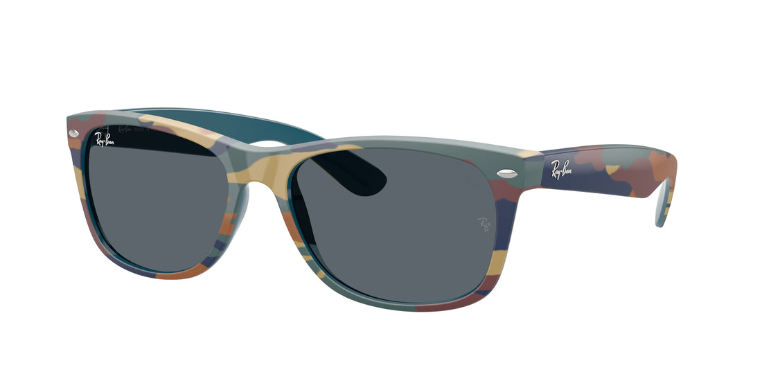 Occhiali da sole ray-ban rb2132 new wayfarer 6824r5 azul square unisex taglia 55mm - Vista principale