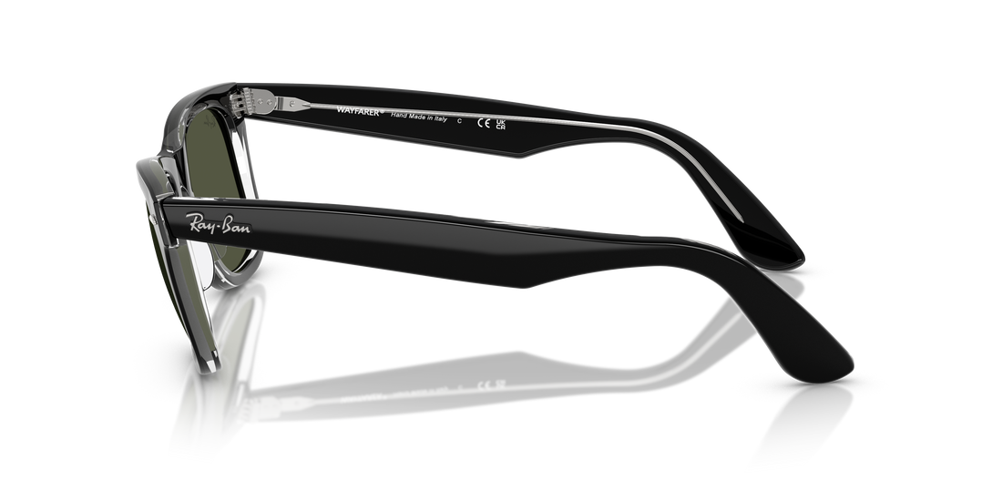 Lunettes de soleil ray-ban rb2140 wayfarer 129431 negro square unisex taille 50mm - Vue détaillée