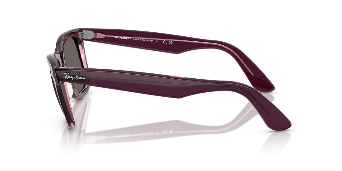 Sonnenbrillen ray-ban rb2140 wayfarer 1447b1 violeta square unisex größe 50mm - Detailansicht