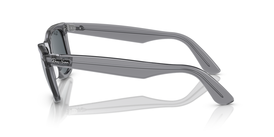 Occhiali da sole ray-ban rb2140 wayfarer 6773r5 grigio square unisex taglia 50mm - Vista dettagliata