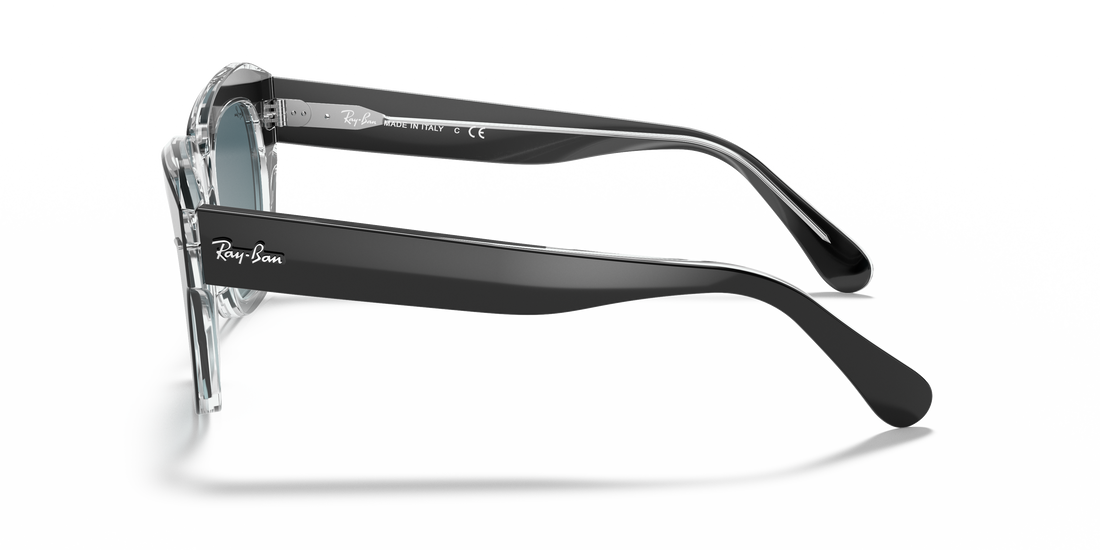 Lunettes de soleil ray-ban rb2186 state street 12943m unisex taille 49mm - Vue détaillée