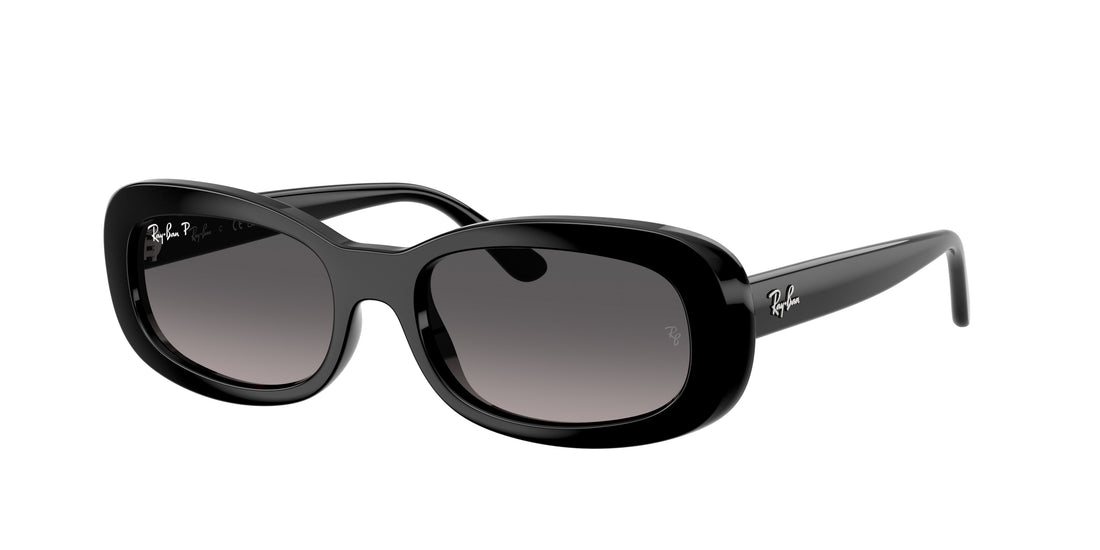 Sonnenbrillen ray-ban rb2221 901/m3 negro oval femenino größe 53mm - Hauptansicht