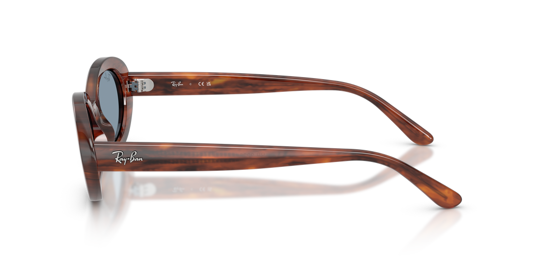Lunettes de soleil ray-ban rb2223 954/56 marron oval femenino taille 54mm - Vue détaillée