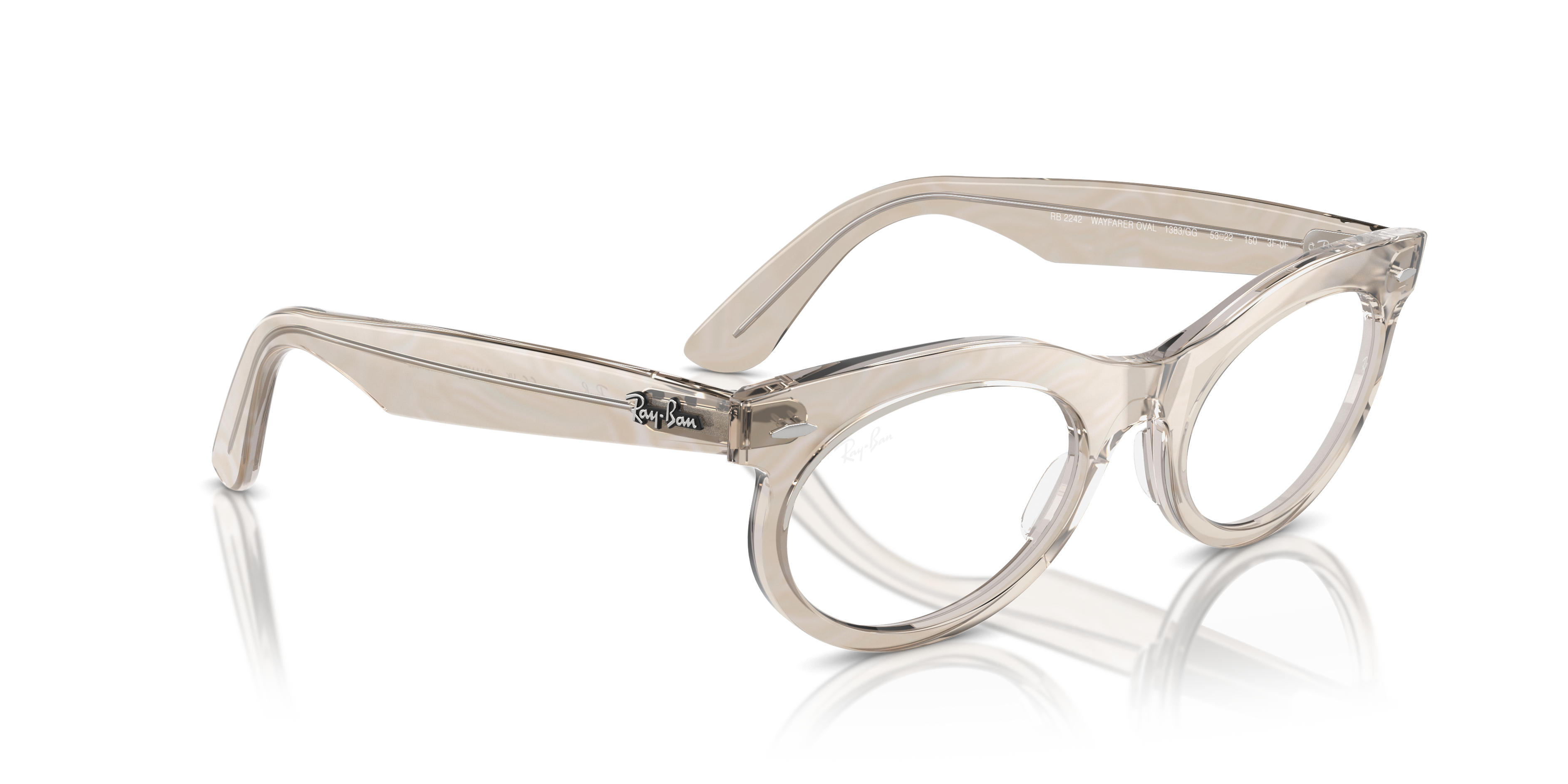 RAY-BAN RB2242 WAYFARER OVAL 1383GG 53