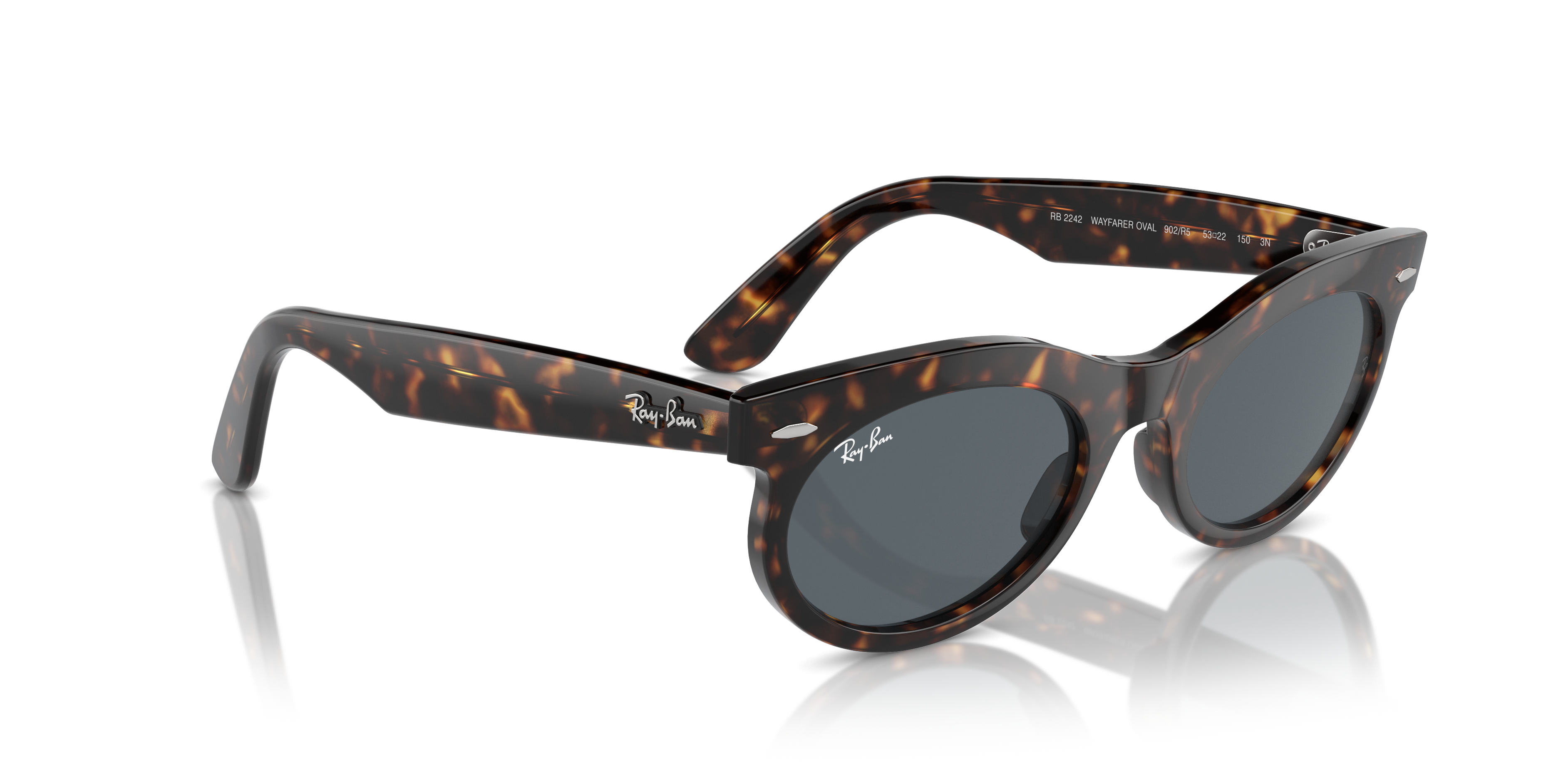 RAY-BAN RB2242 WAYFARER OVAL 902/R5 50