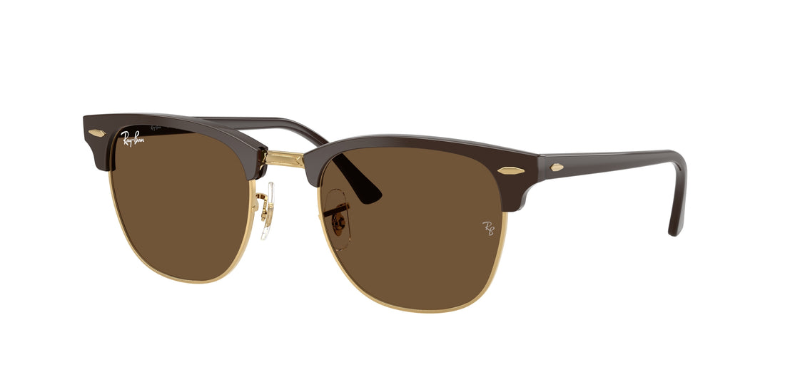 Occhiali da sole ray-ban rb3016 clubmaster 687853 marron square unisex taglia 51mm - Vista principale