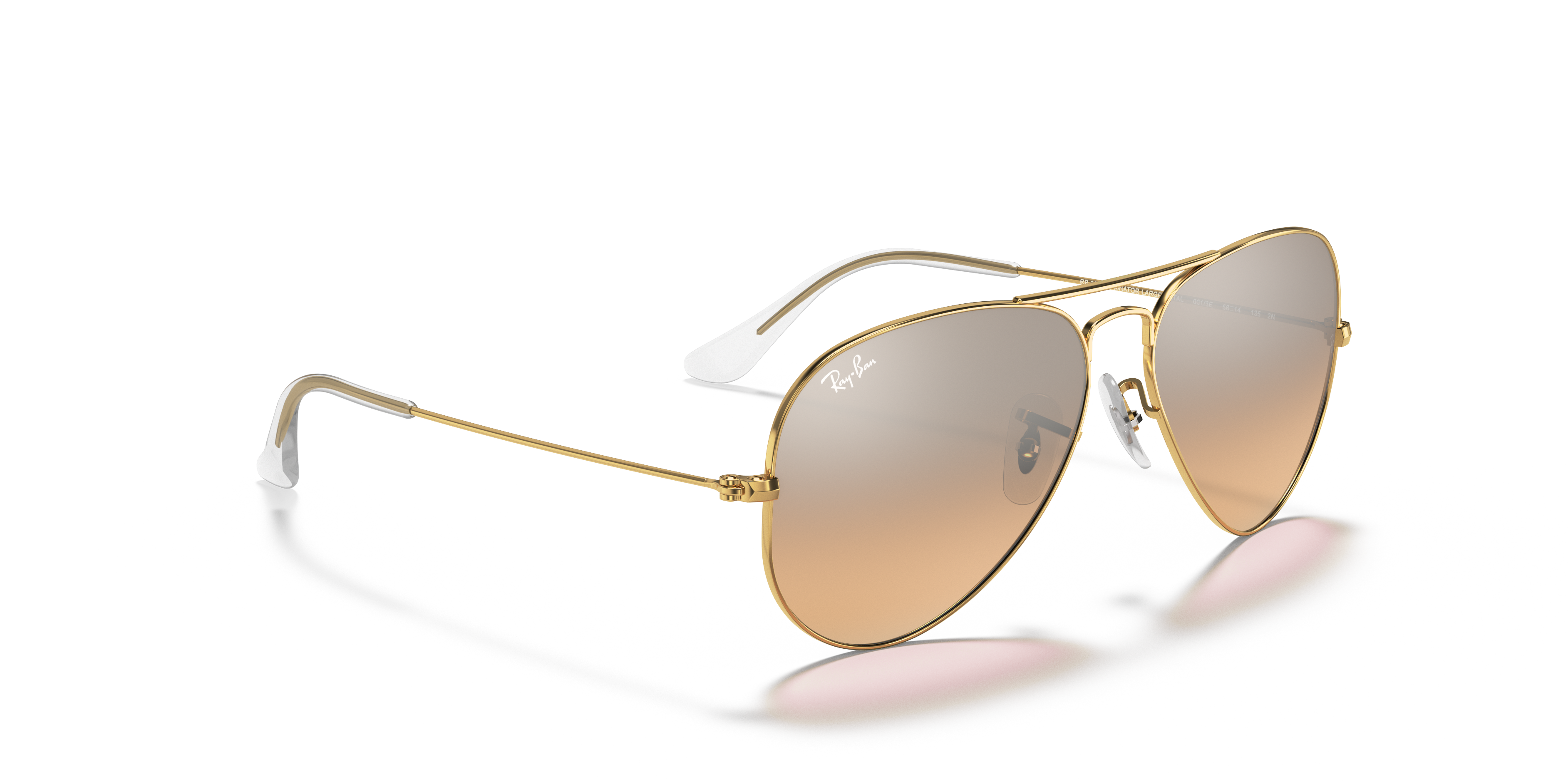 Ray-ban rb3025 aviatore grande metallo 001/3e 55