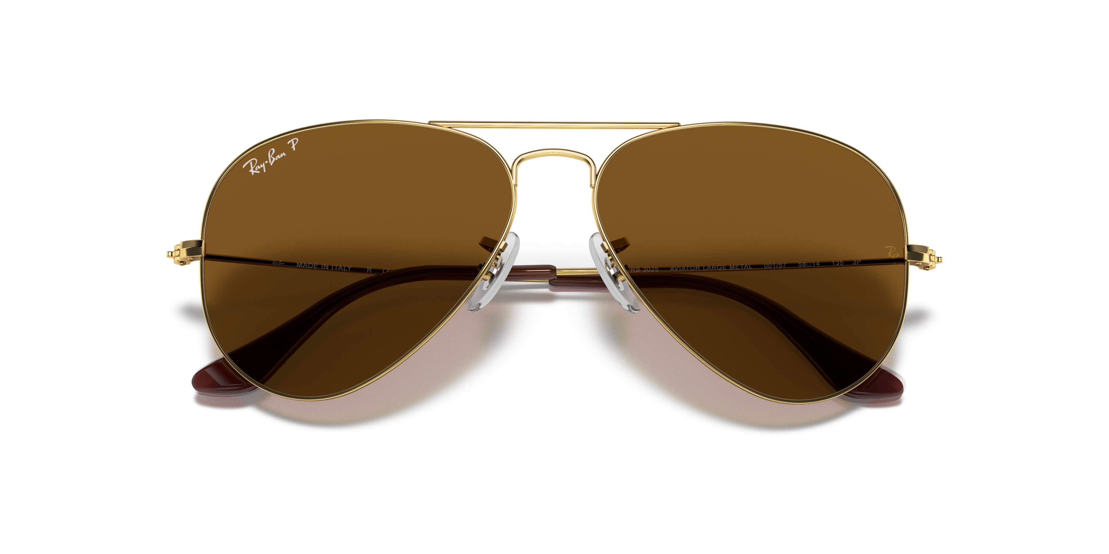Ray-ban rb3025 aviatore grande metallo 001/57 58