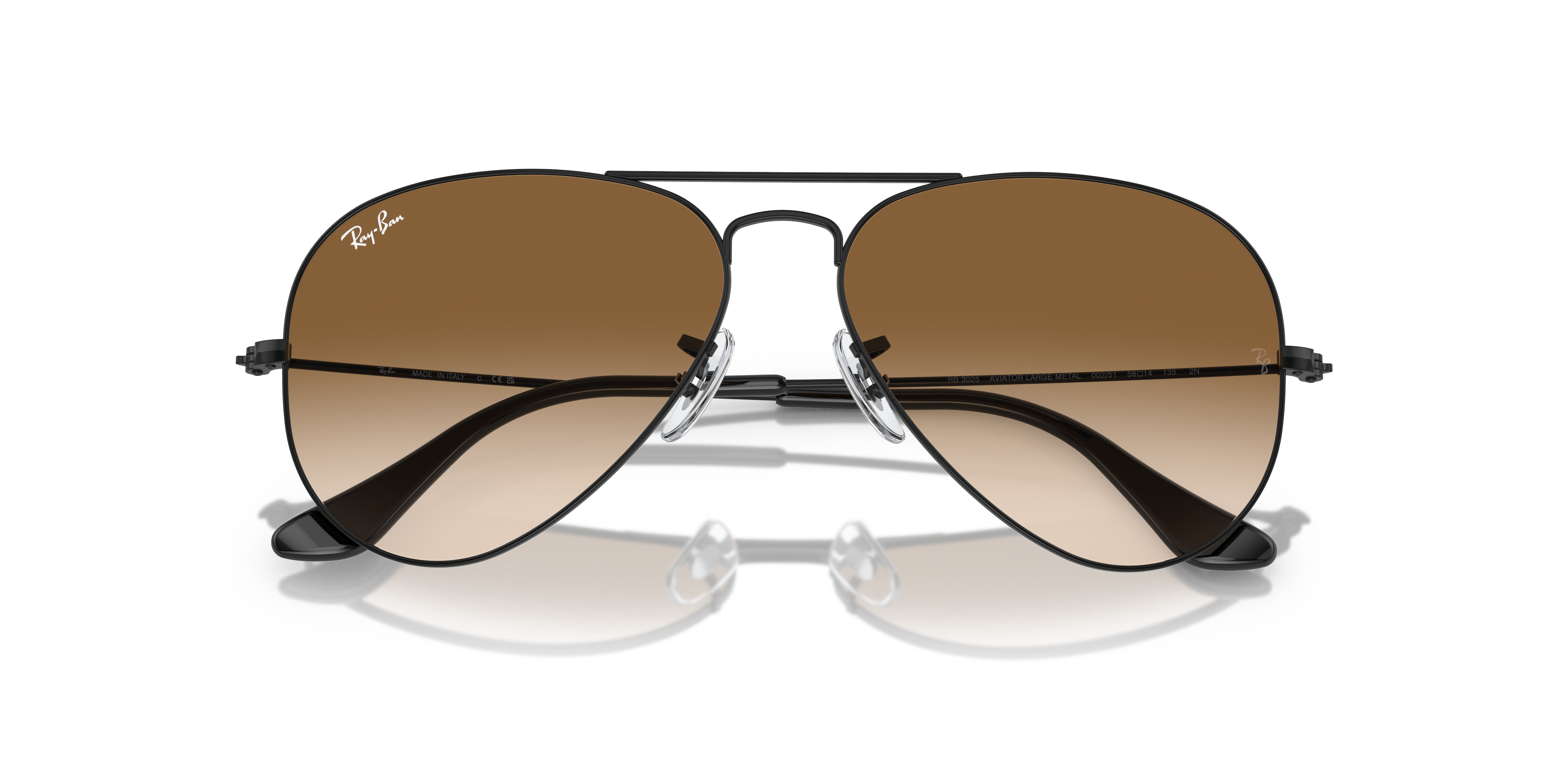 Ray-ban rb3025 aviatore grande metallo 002/51 58