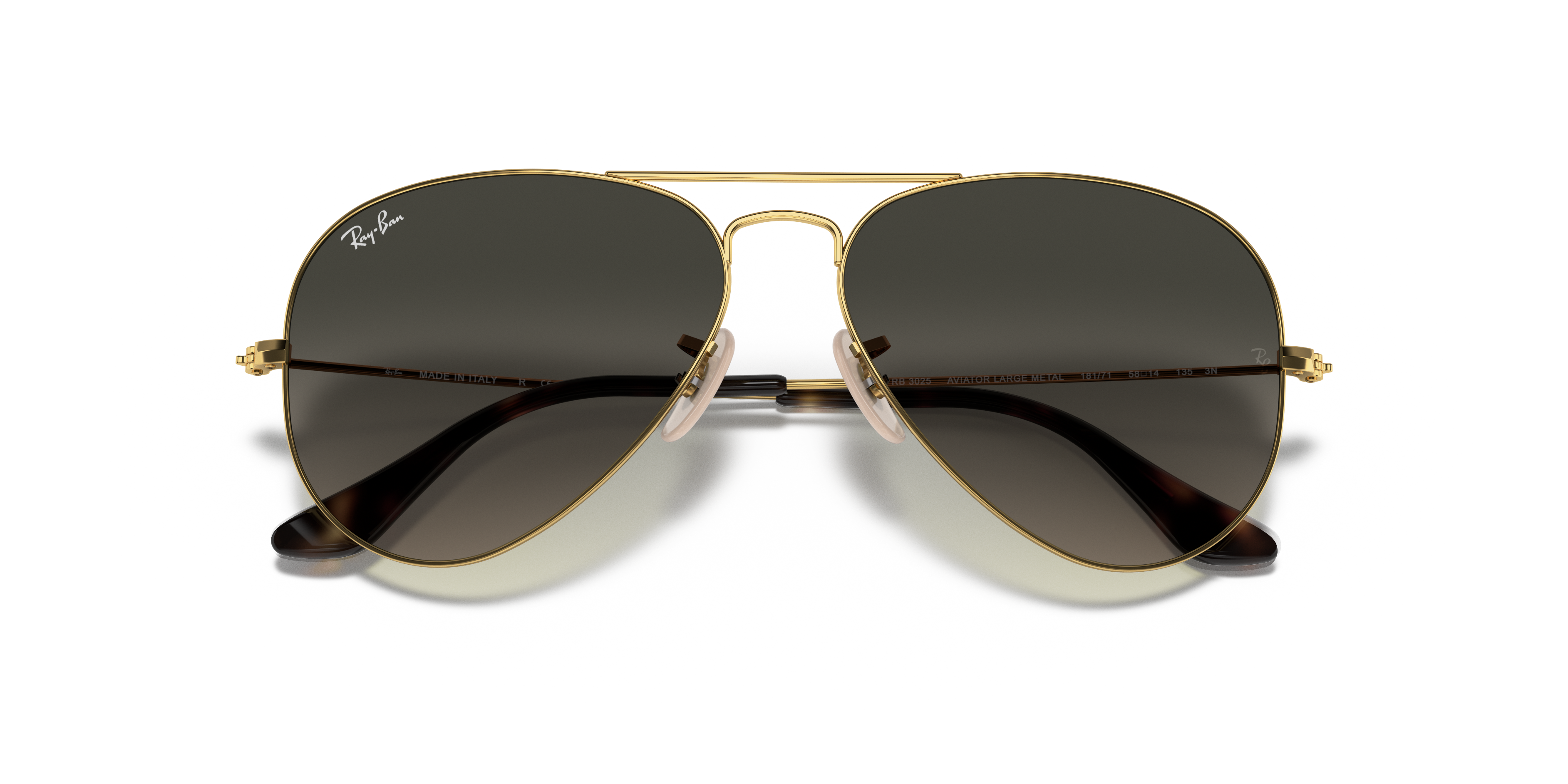 Ray-Ban RB3025 aviateur grand métal 181/71 58