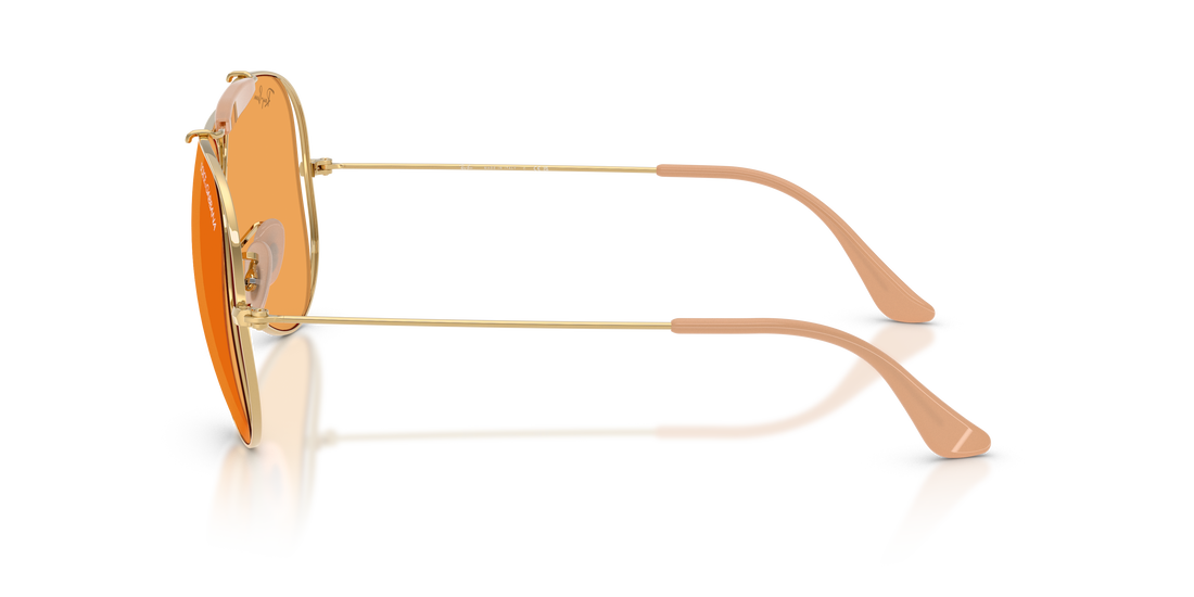 Occhiali da sole ray-ban rb3138m 001/7 dorado pilot unisex taglia 54mm - Vista dettagliata