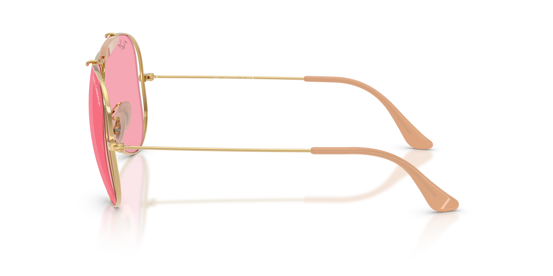 Lunettes de soleil ray-ban rb3138m 001/84 dorado pilot unisex taille 58mm - Vue détaillée