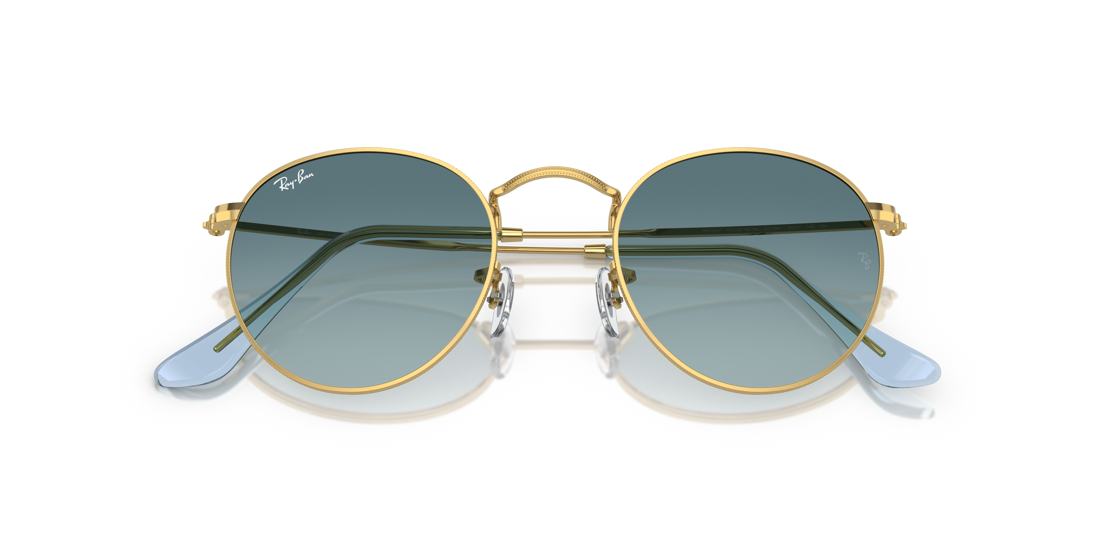 RAY-BAN RB3447 ROUND METAL 001/3M 50