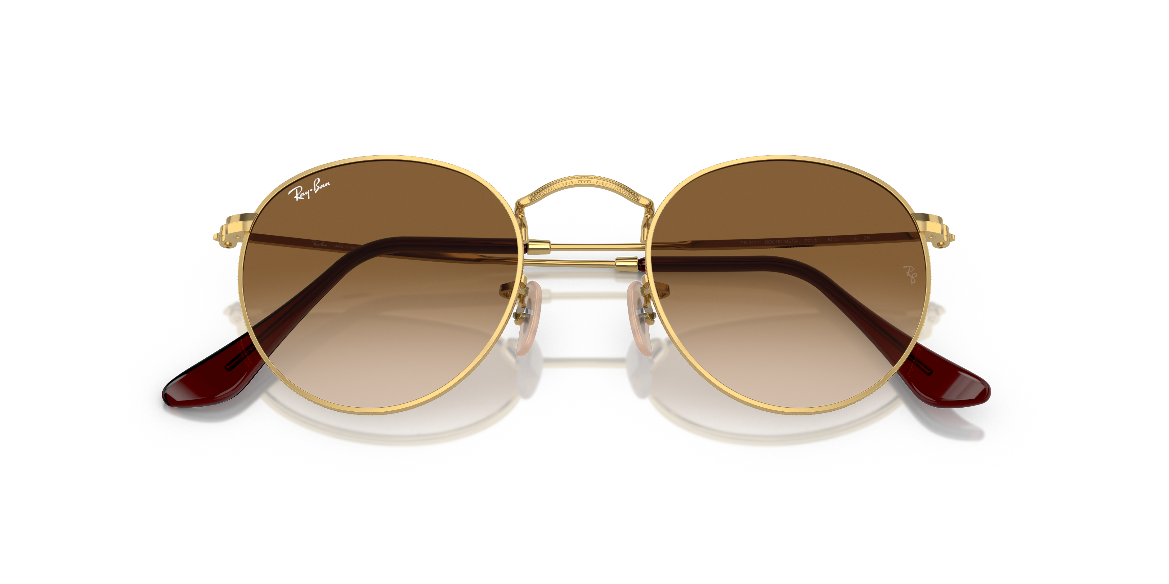 RAY-BAN RB3447 ROUND METAL 001/51 53