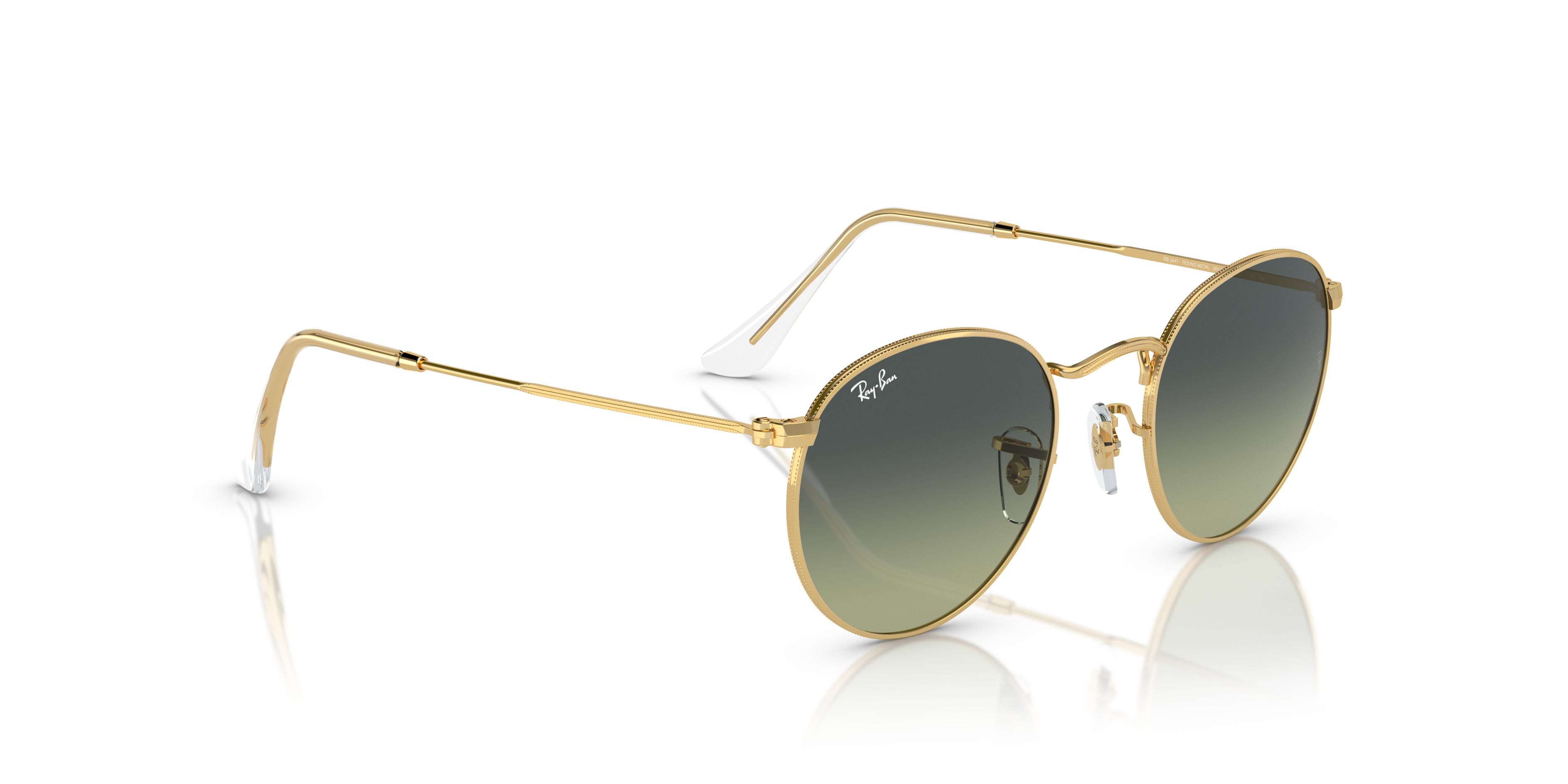 RAY-BAN RB3447 ROUND METAL 001/BH 47