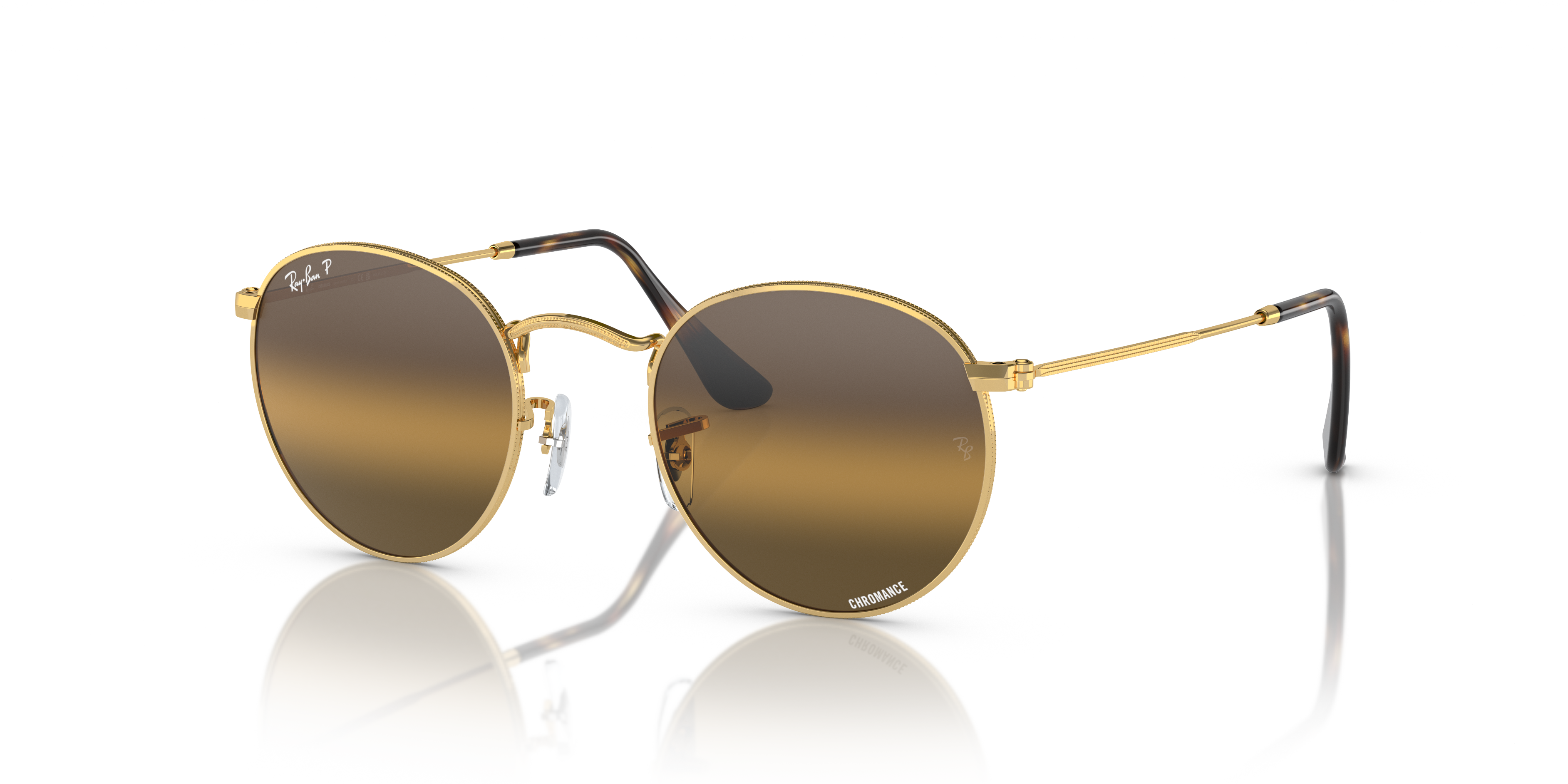 RAY-BAN RB3447 ROUND METAL 001/G5 53