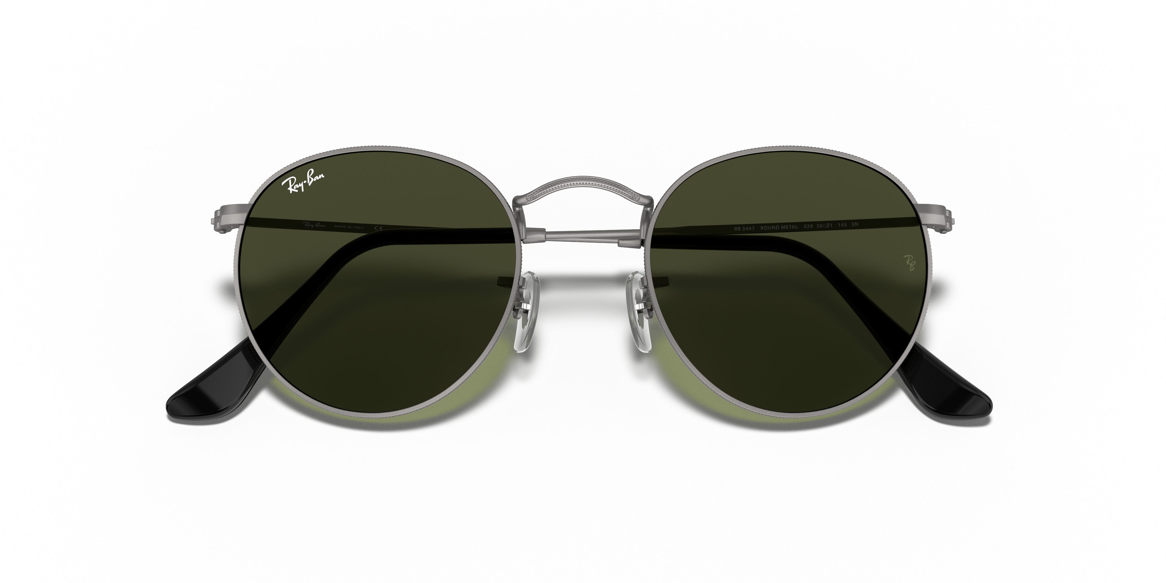 RAY-BAN RB3447 ROUND METAL 29 53