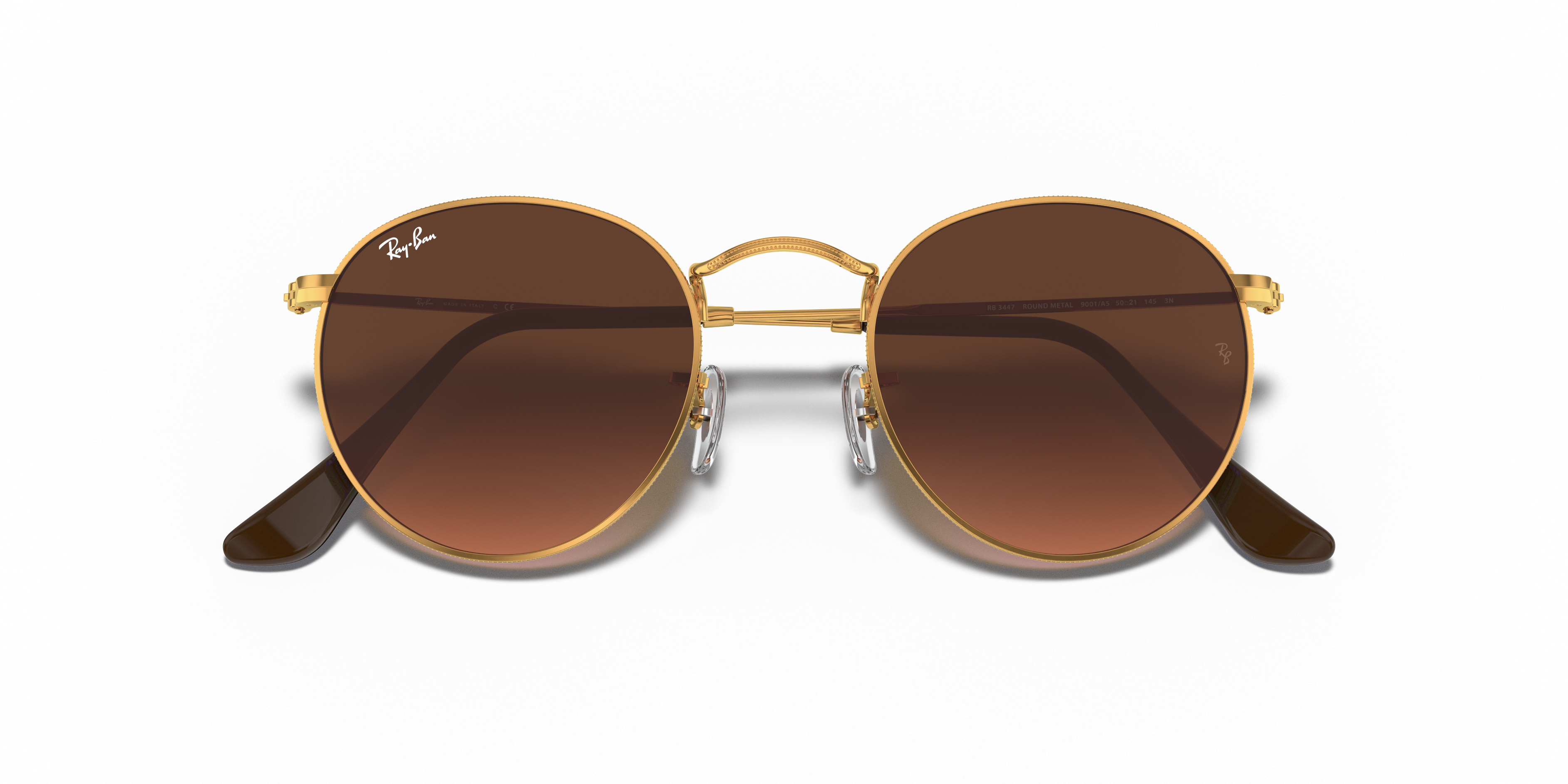 RAY-BAN RB3447 ROUND METAL 9001A5 53