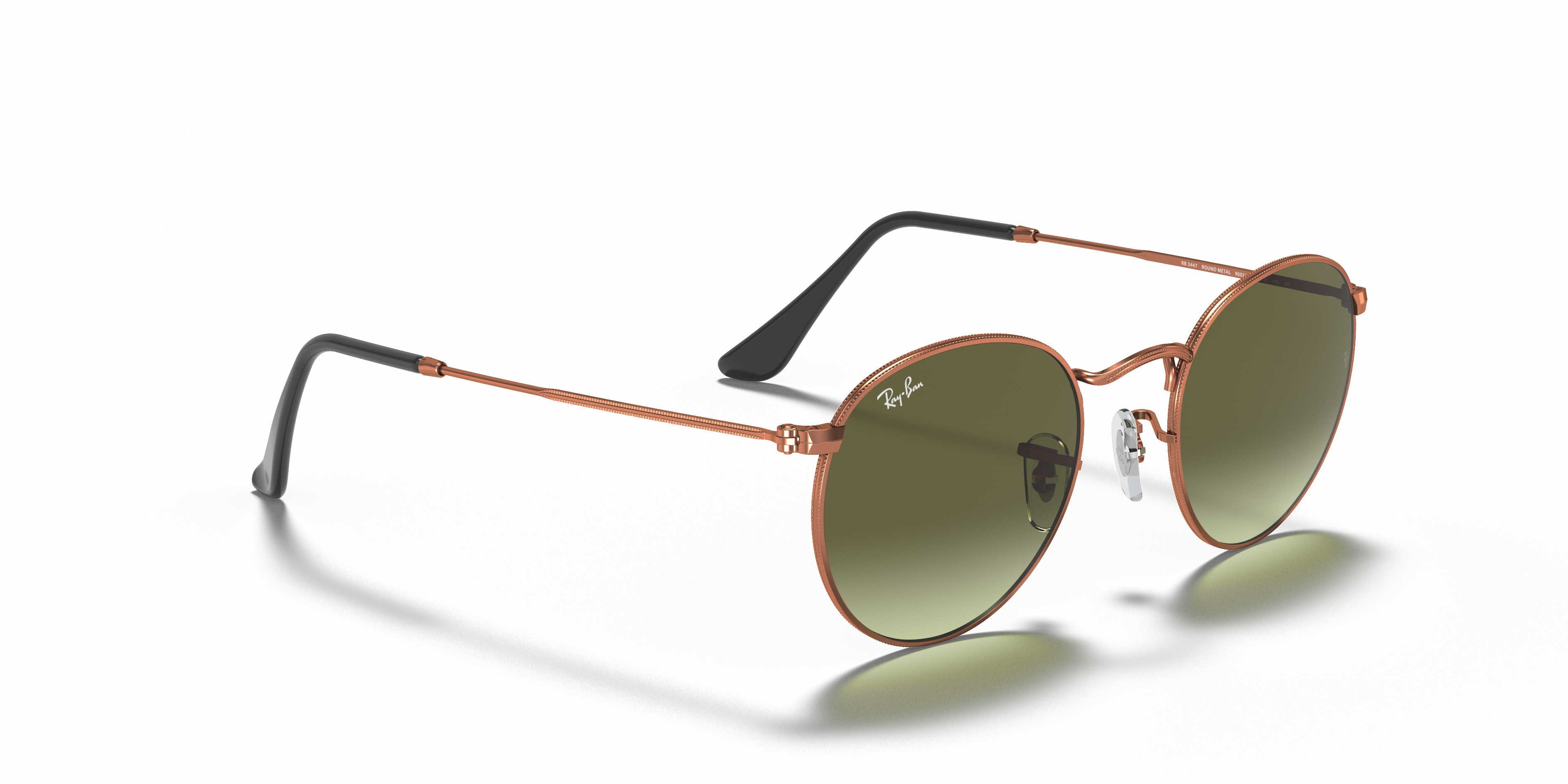 RAY-BAN RB3447 ROUND METAL 9002A6 50