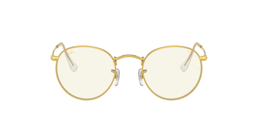 RAY-BAN RB3447 ROUND METAL 9196BL 47