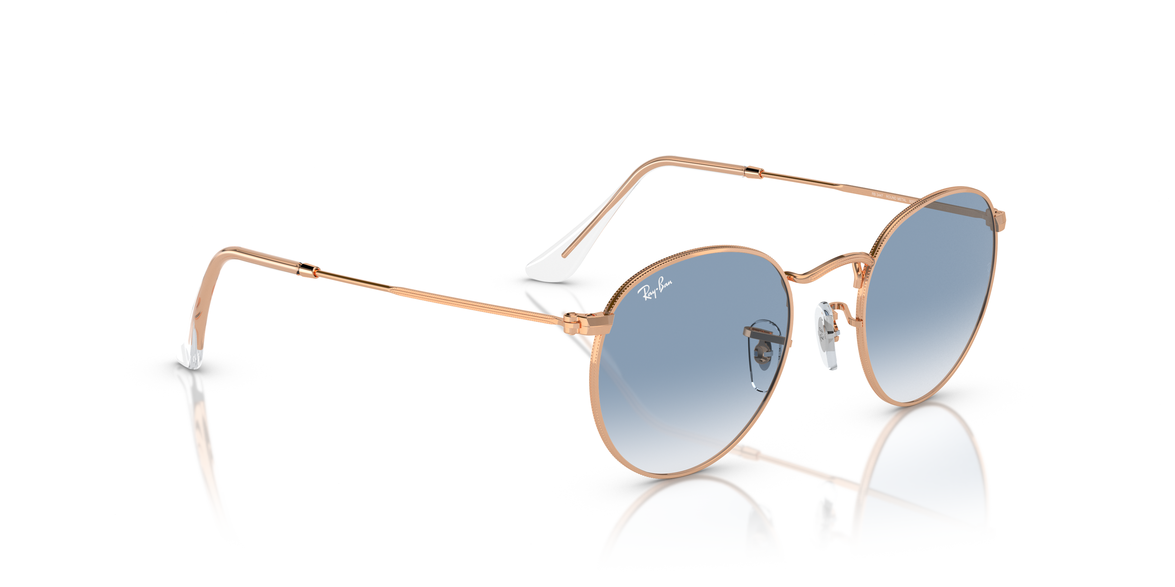 RAY-BAN RB3447 ROUND METAL 92023F 50