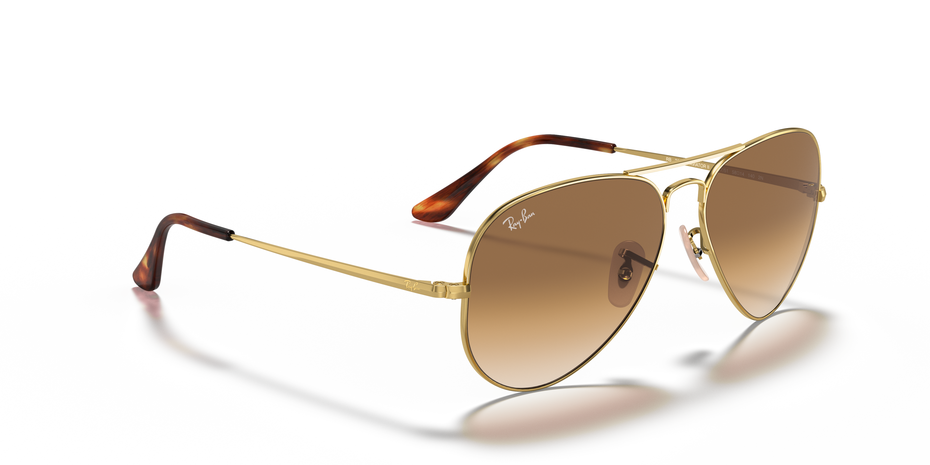 RAY-BAN RB3689 AVIATOR METAL II 914751 62