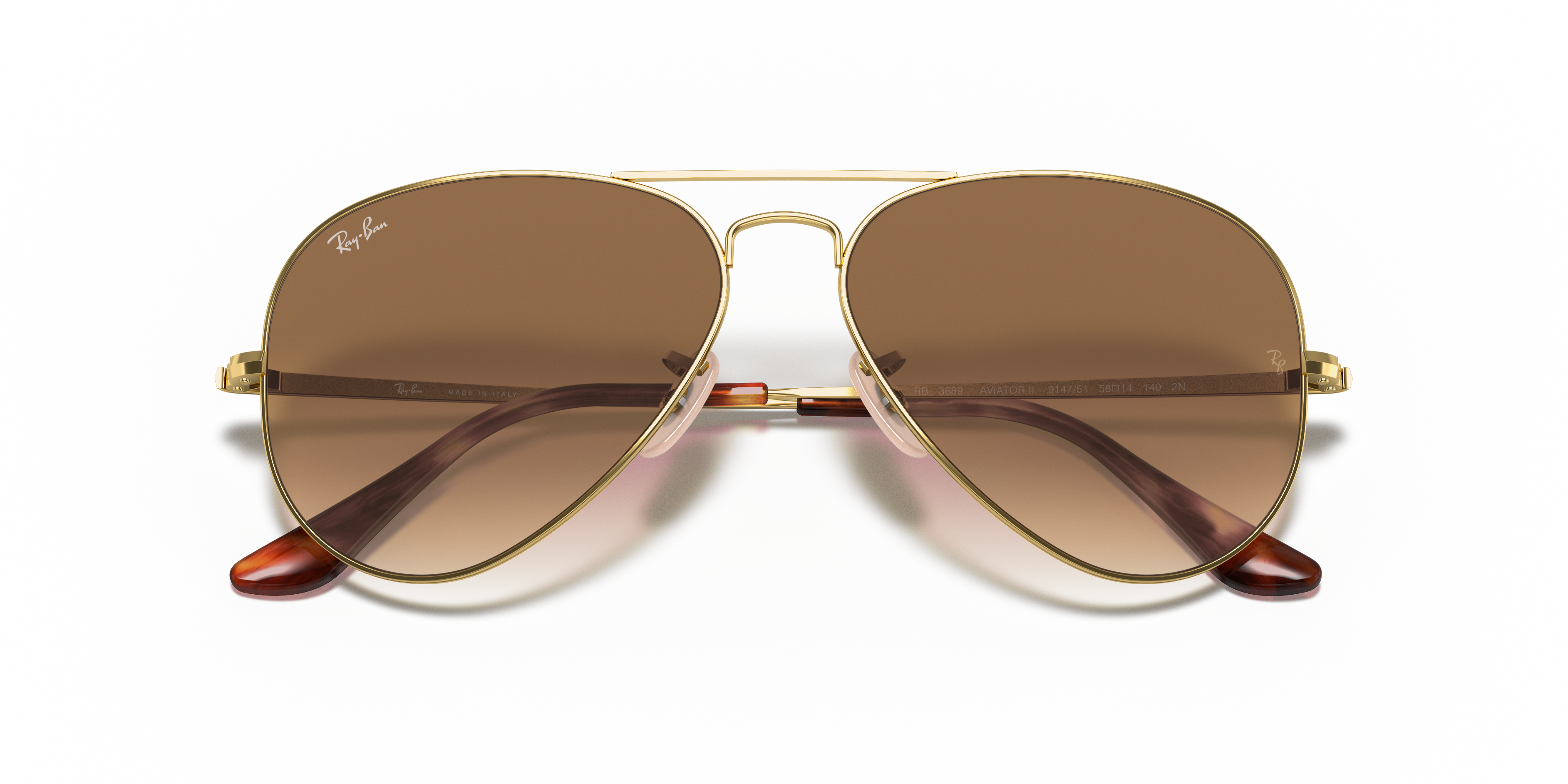 RAY-BAN RB3689 AVIATOR METAL II 914751 62