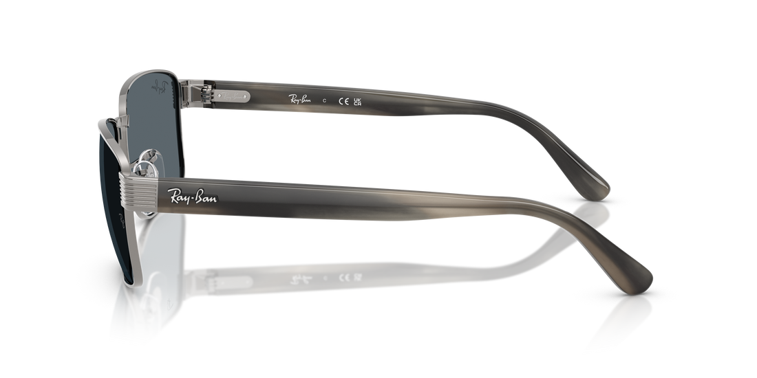 Occhiali da sole ray-ban rb3750 004/r5 gris square . taglia 59mm - Vista dettagliata