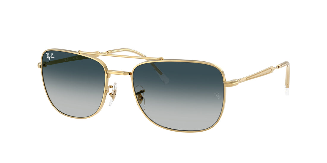 Gafas de sol ray-ban rb3755 920132 dorado rectangular unisex talla 59mm - Vista principal