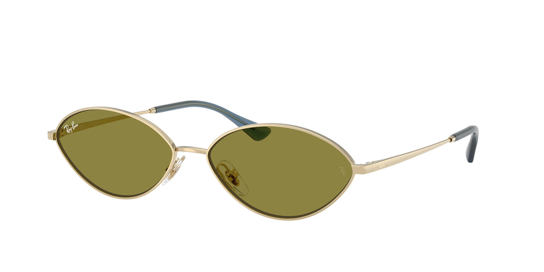 Occhiali da sole ray-ban rb3757 kai 9213/2 oro oval unisex taglia 59mm - Vista principale