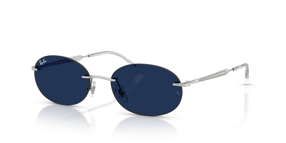 Sonnenbrillen ray-ban rb3767 003/mf plateado oval unisex größe 54mm - Detailansicht