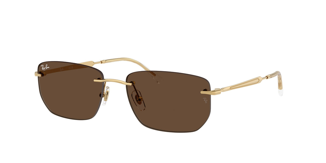 Sunglasses ray-ban rb3768 001/73 dorado irregular unisex size 56mm - Main view