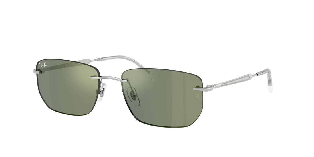 Sonnenbrillen ray-ban rb3768 003/6r plateado irregular unisex größe 56mm - Hauptansicht