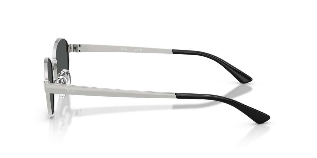 Lunettes de soleil ray-ban rb3774d 003/87 plateado oval unisex taille 55mm - Vue détaillée