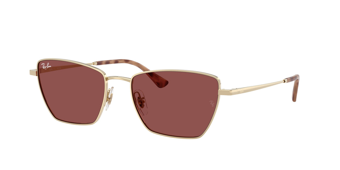 Gafas de sol ray-ban rb3783 921375 dorado irregular unisex talla 56mm - Vista principal