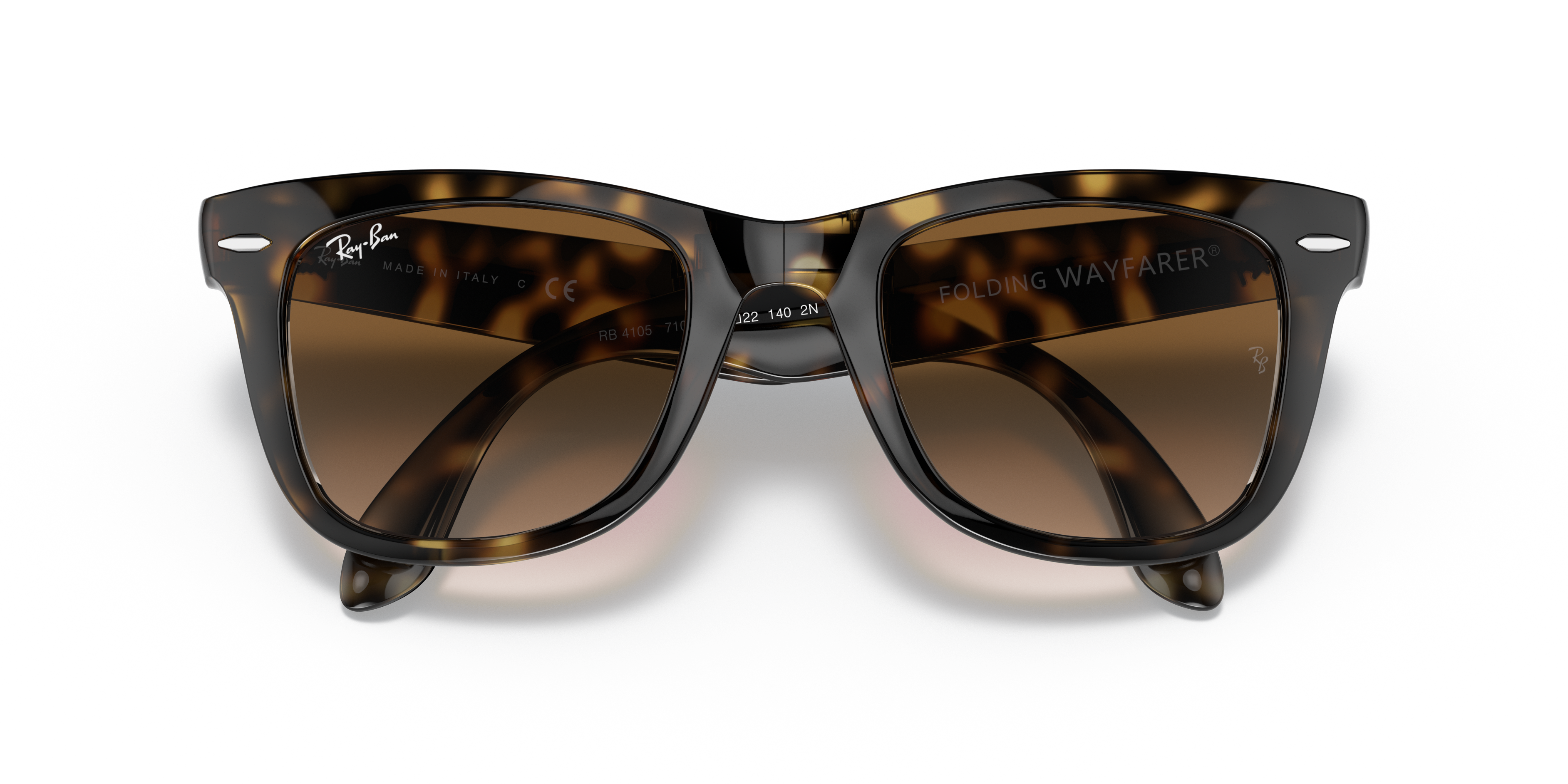 RAY-BAN RB4105 FOLDING WAYFARER 710/51 54